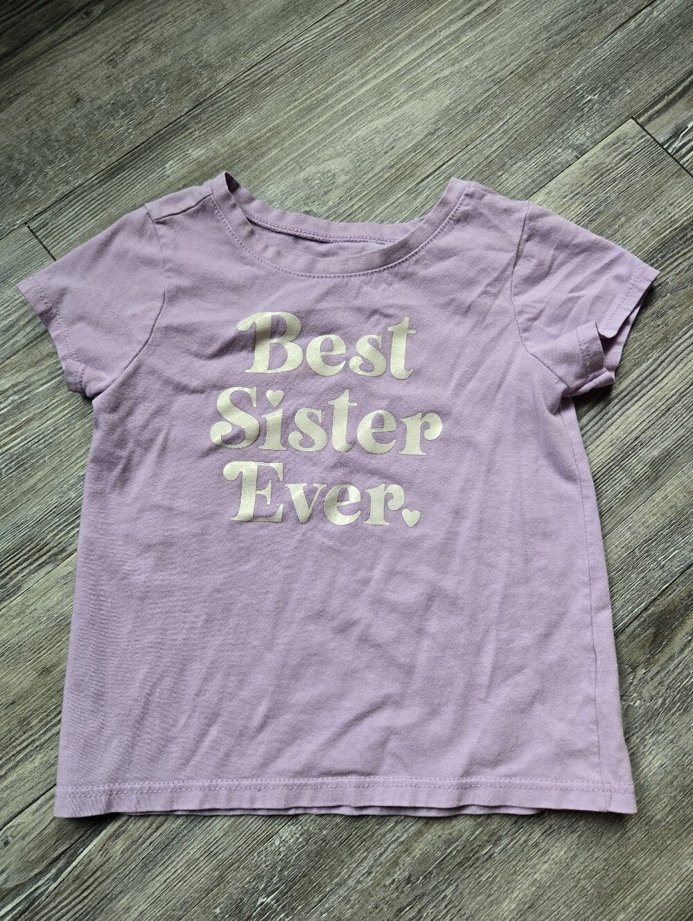 Kids' Lavender 'Best Sister Ever' Graphic Tee